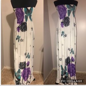 Strapless Maxi Dress